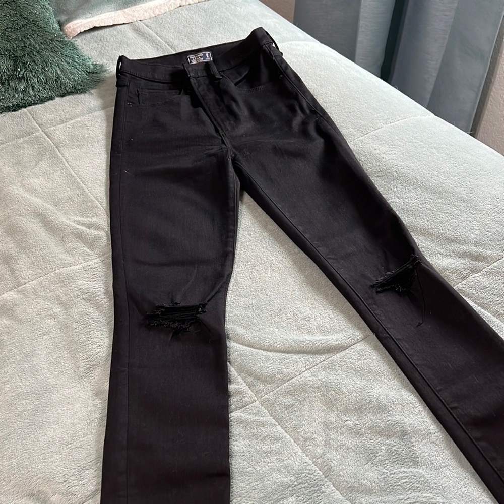 Abercrombie & Fitch ultra high rise super skinny jeans